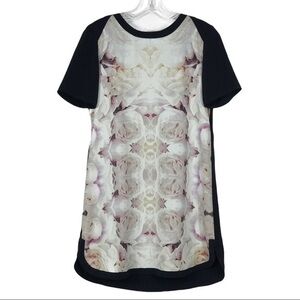 Finders Keepers Watercolor Rose Floral Shift Dress